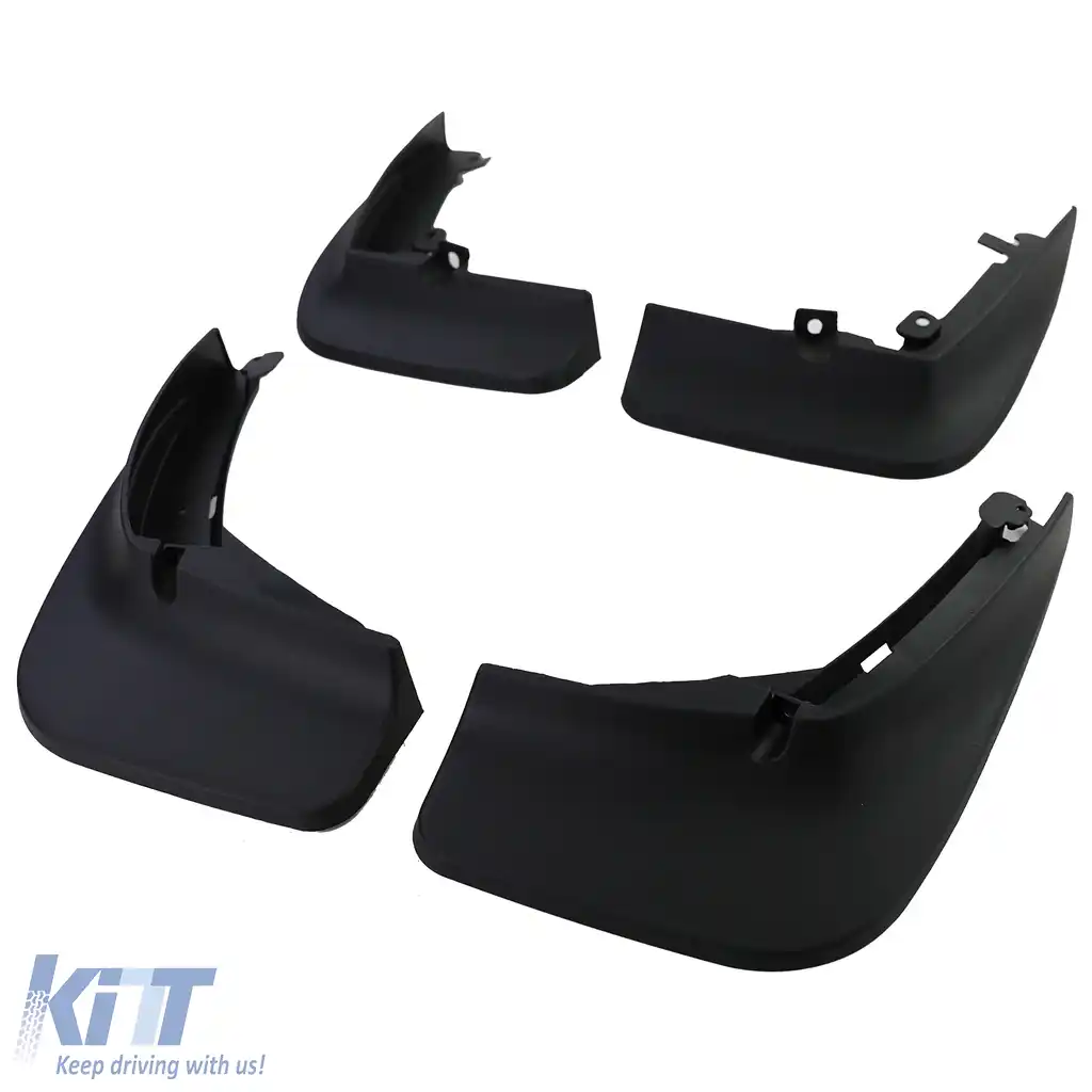 Set de apărători de noroi față și spate negre, potrivit pentru VW Touareg CR din 18 fără R-Line-image-6203198