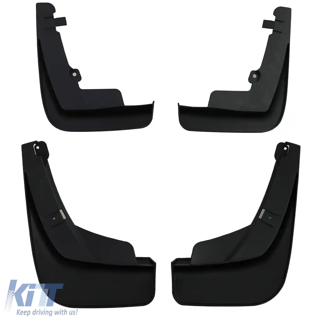 Set de apărători de noroi față și spate negre, potrivit pentru VW Touareg CR din 18 fără R-Line-image-6203202