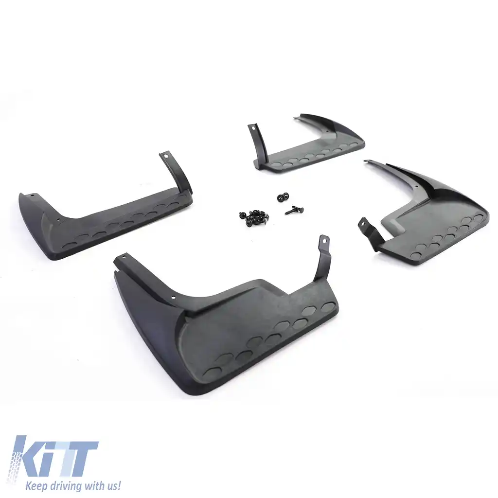 Set de apărători de noroi față și spate negre, potrivite pentru VW ID.3 din 2019-image-6203533
