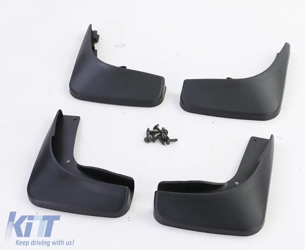 Set de apărători de noroi față și spate, negre, potrivite pentru VW Golf 6 08-12-image-6203540