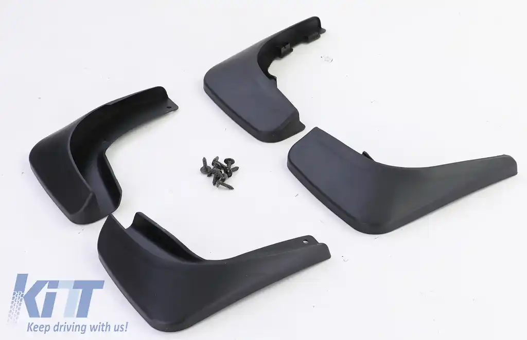 Set de apărători de noroi față și spate, negre, potrivite pentru VW Golf 6 08-12-image-6203541