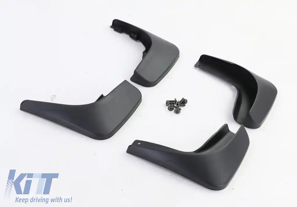 Set de apărători de noroi față și spate, negre, potrivite pentru VW Golf 6 08-12-image-6203542