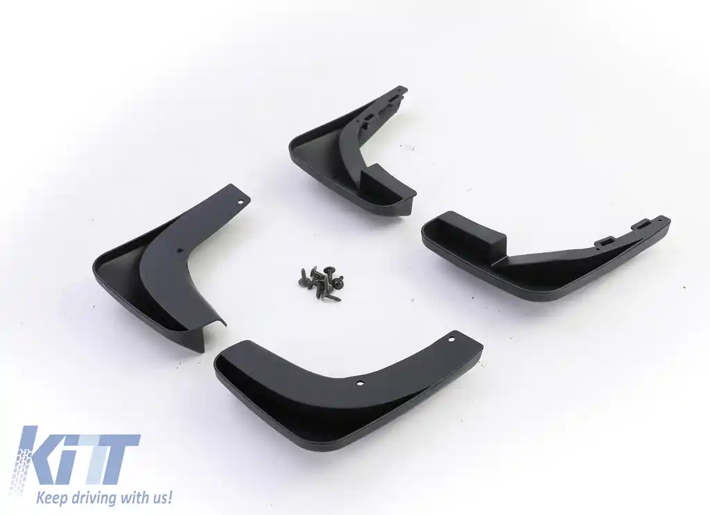 Set de apărători de noroi față și spate, negre, potrivite pentru VW Golf 6 08-12-image-6203544