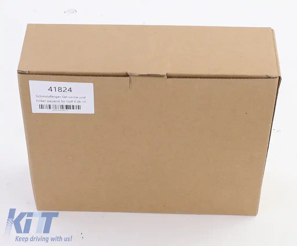 Set de apărători de noroi față și spate, negre, potrivite pentru VW Golf 6 08-12-image-6203547