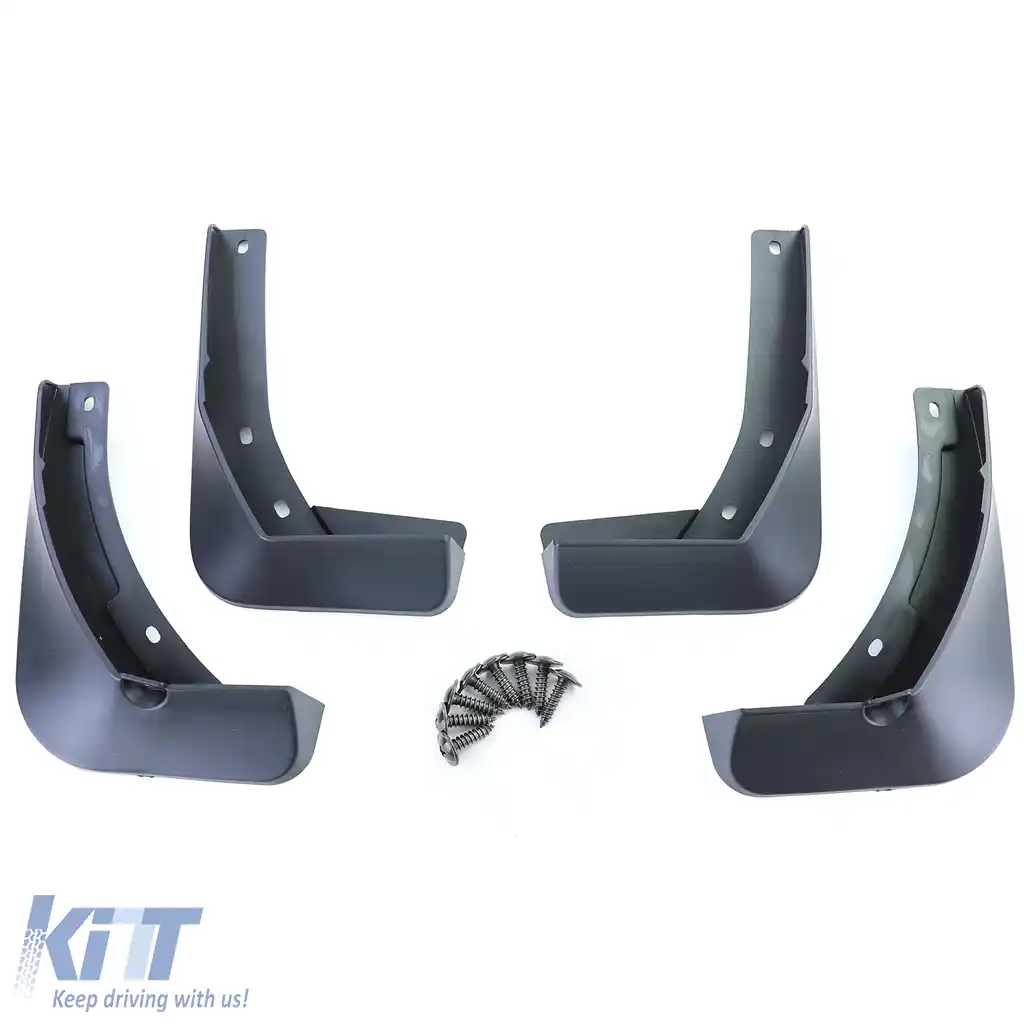 Set de apărători de noroi față și spate, negre, potrivite pentru VW Passat B8 3G pre-facelift 14-19-image-6204175