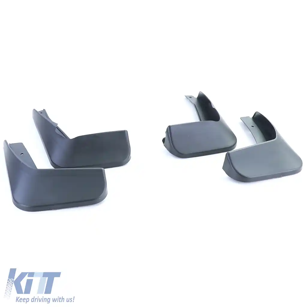 Set de apărători de noroi față și spate, negre, potrivite pentru VW Polo 5 facelift 6C din 14-17-image-6204185