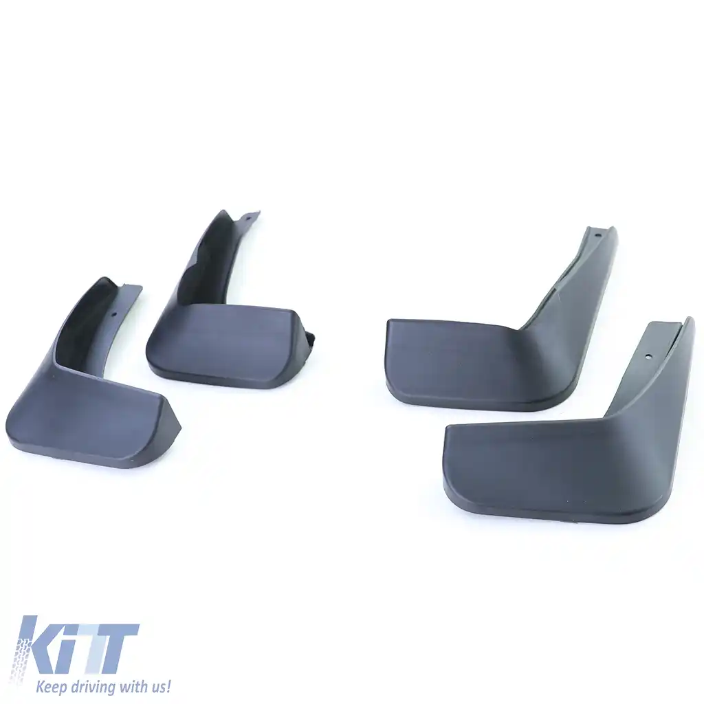 Set de apărători de noroi față și spate, negre, potrivite pentru VW Polo 5 facelift 6C din 14-17-image-6204186