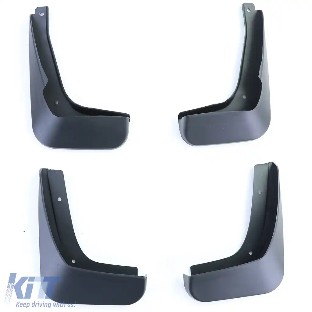 Set de apărători de noroi față și spate, negre, potrivite pentru VW Polo 5 facelift 6C din 14-17-image-6204187