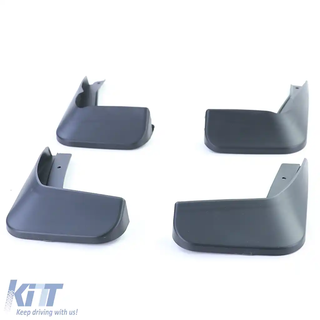 Set de apărători de noroi față și spate, negre, potrivite pentru VW Polo 5 facelift 6C din 14-17-image-6204188