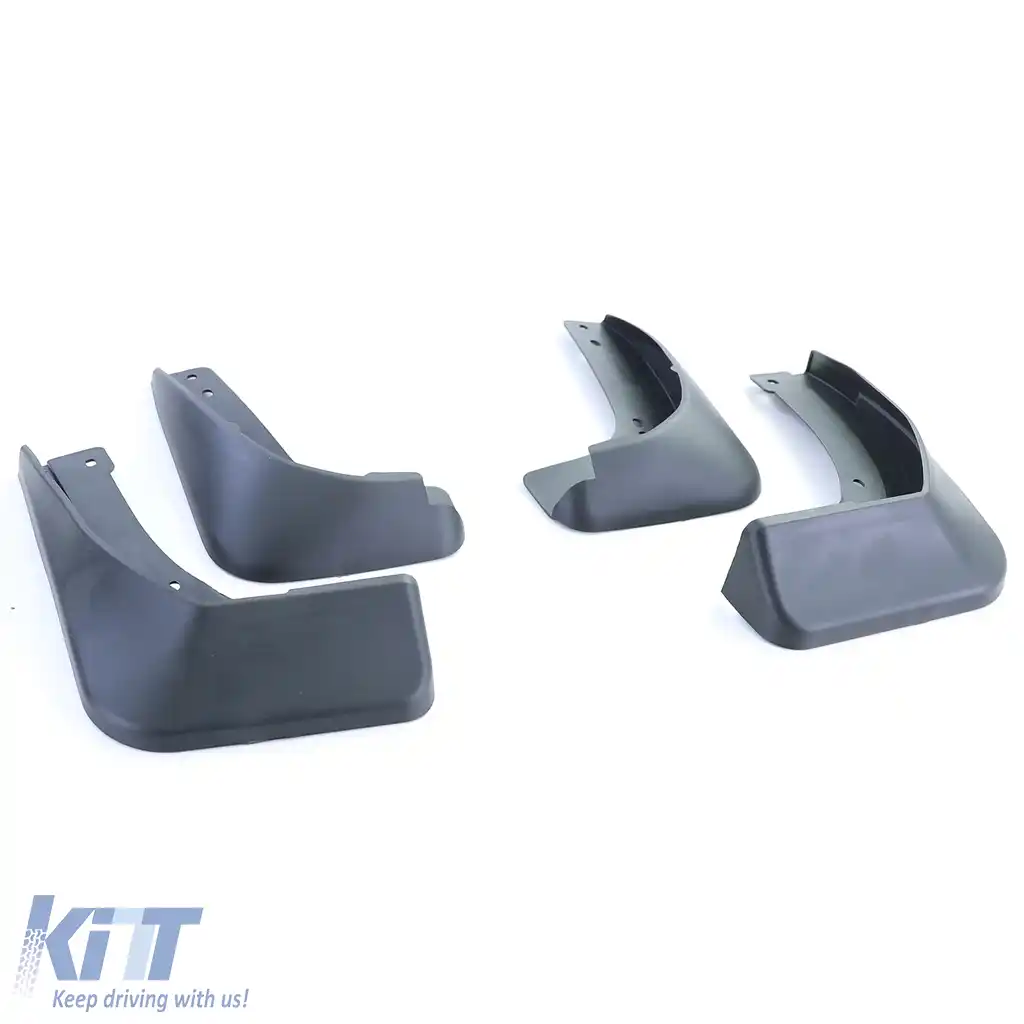 Set de apărători de noroi față și spate, negre, potrivite pentru VW Touran 2 5T pre-facelift 15-21-image-6204194