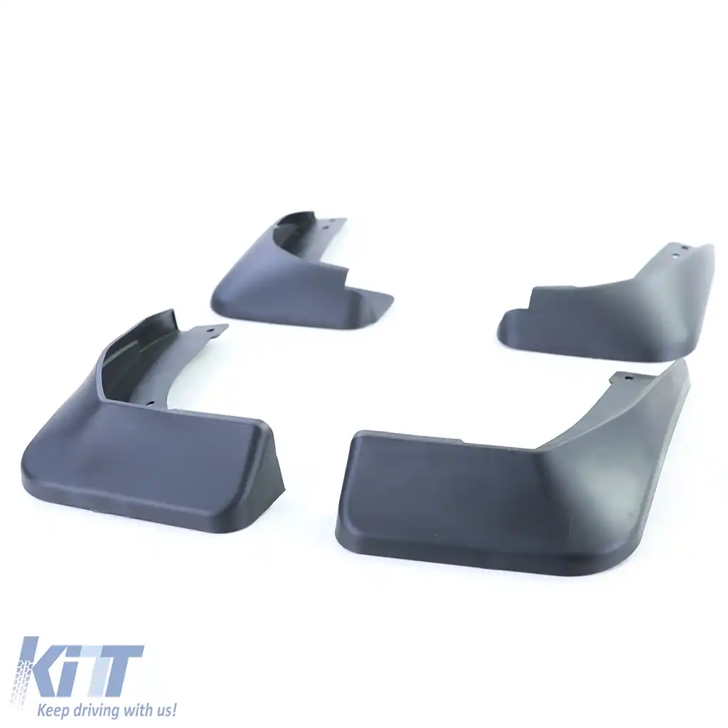 Set de apărători de noroi față și spate, negre, potrivite pentru VW Touran 2 5T pre-facelift 15-21-image-6204197