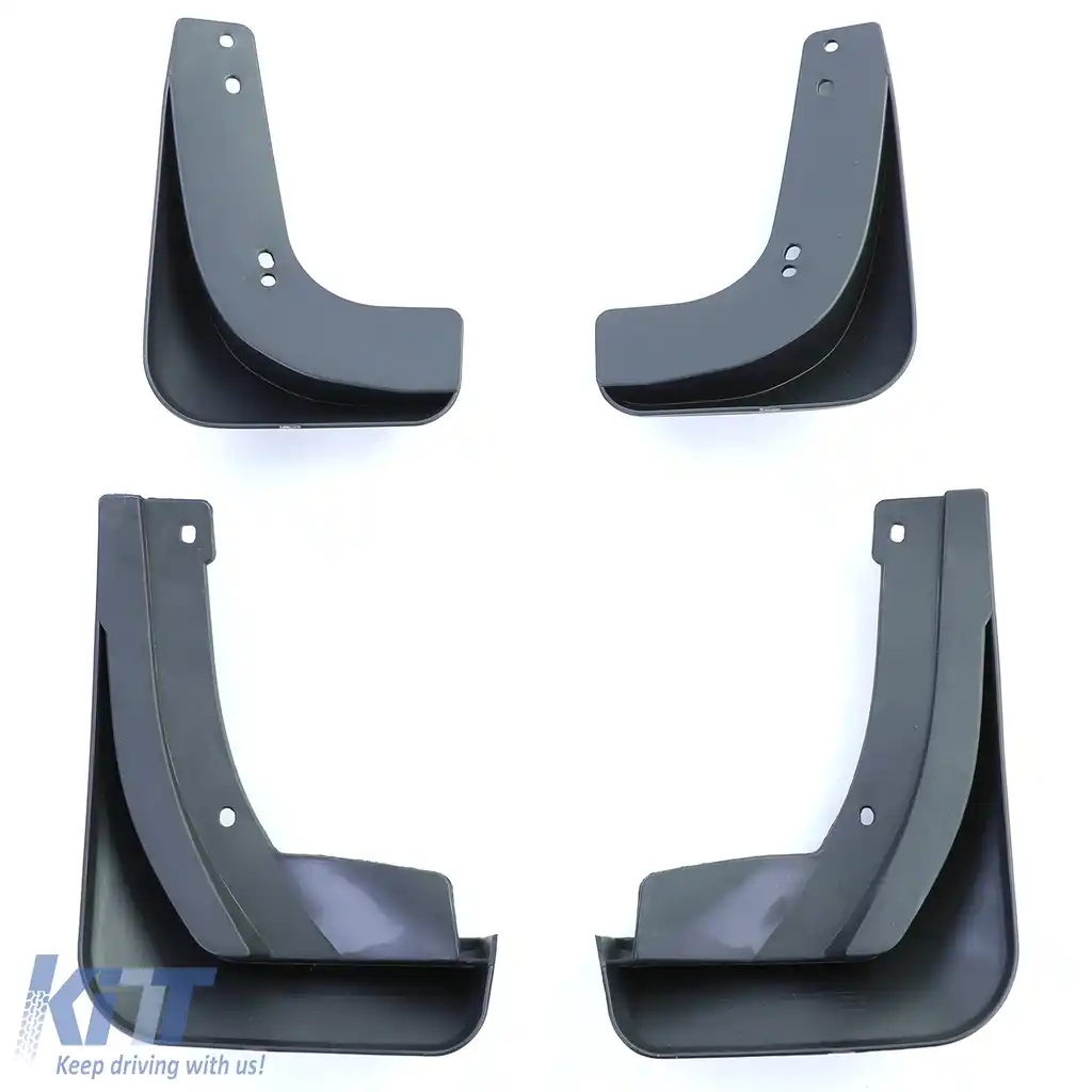 Set de apărători de noroi față și spate, negre, potrivite pentru VW Touran 2 5T pre-facelift 15-21-image-6204199