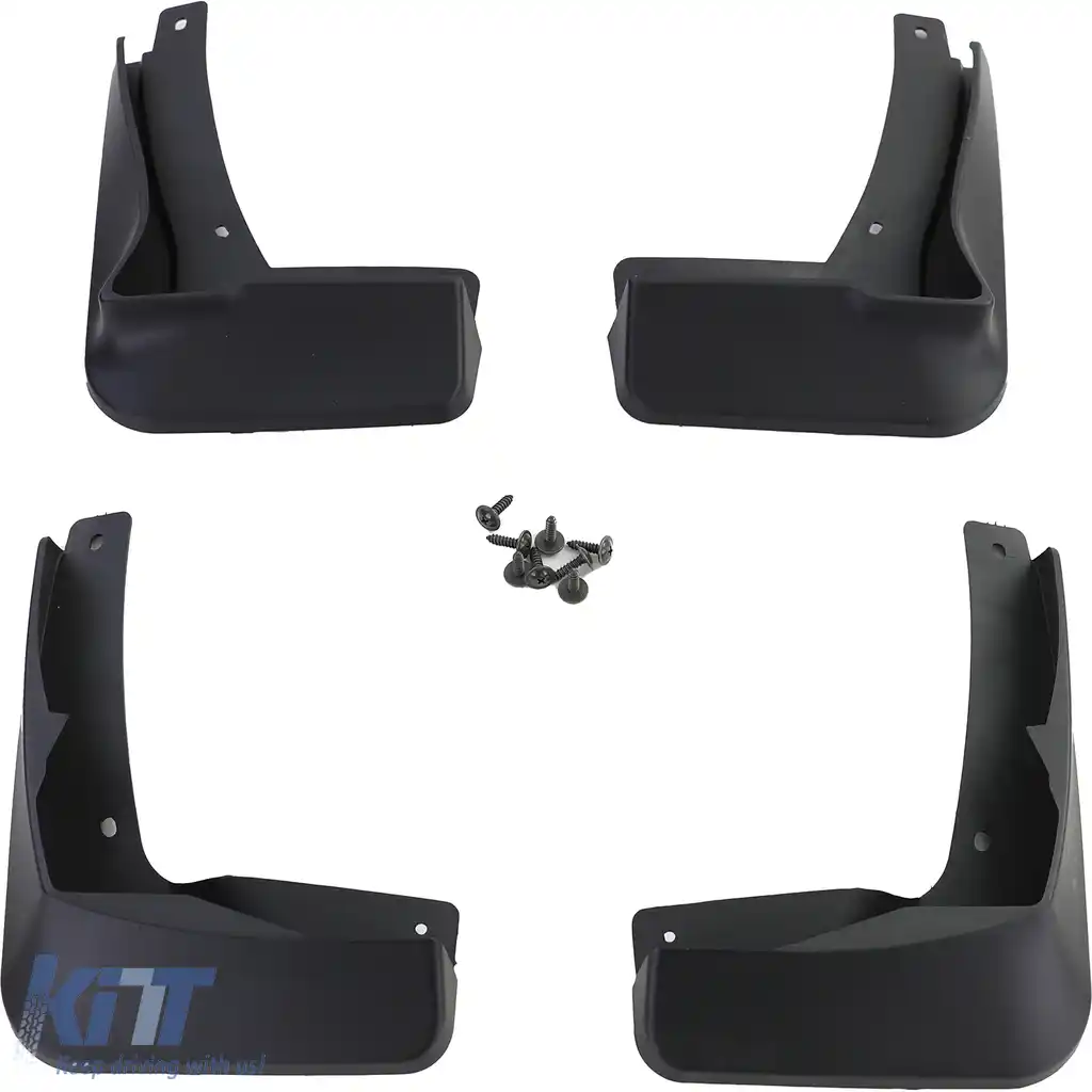 Set de apărători de noroi față și spate, negre, potrivite pentru VW Golf 7.5 cu R-Line 17-21-image-6204211