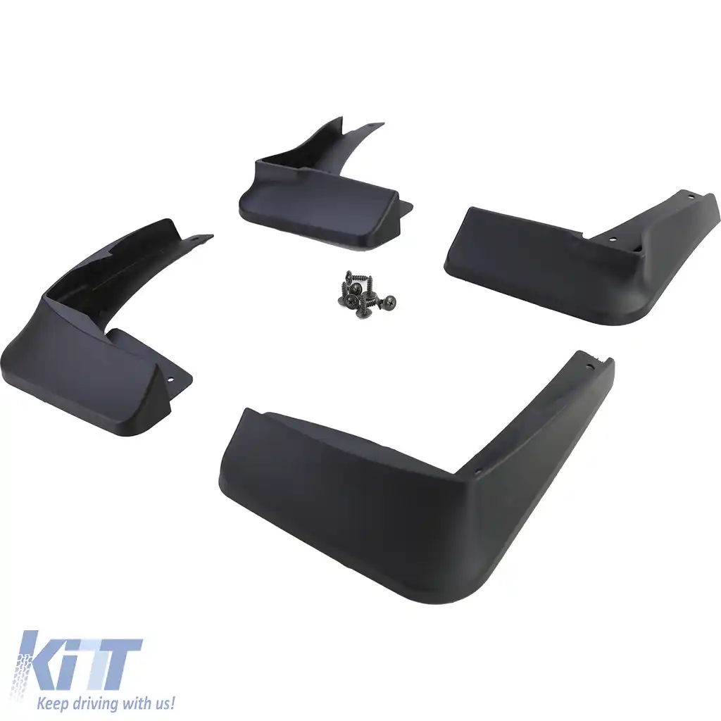Set de apărători de noroi față și spate, negre, potrivite pentru VW Golf 7.5 cu R-Line 17-21-image-6204212