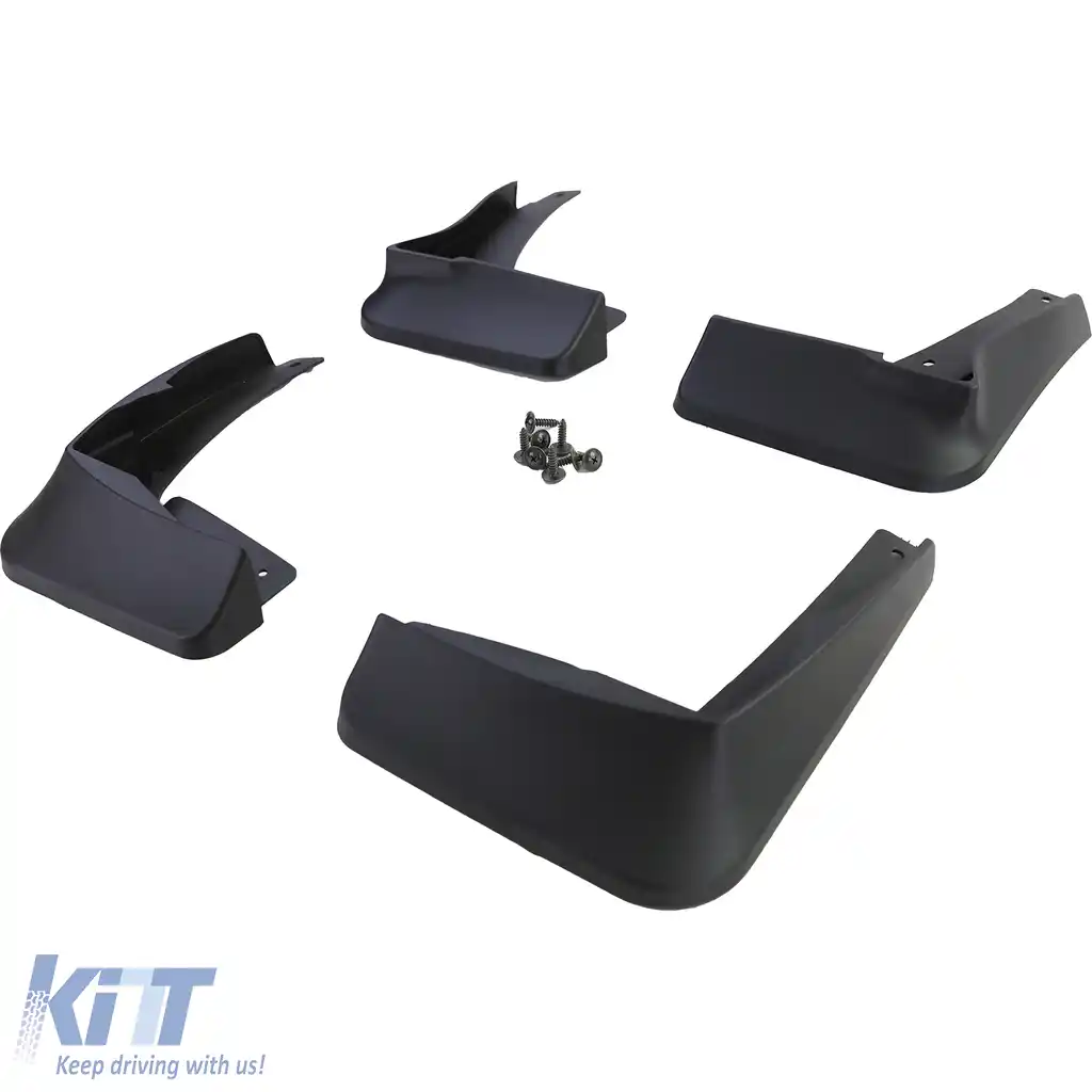 Set de apărători de noroi față și spate, negre, potrivite pentru VW Golf 7.5 cu R-Line 17-21-image-6204213