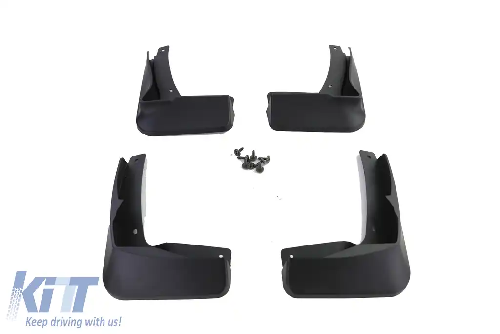 Set de apărători de noroi față și spate, negre, potrivite pentru VW Golf 7.5 cu R-Line 17-21-image-6204220