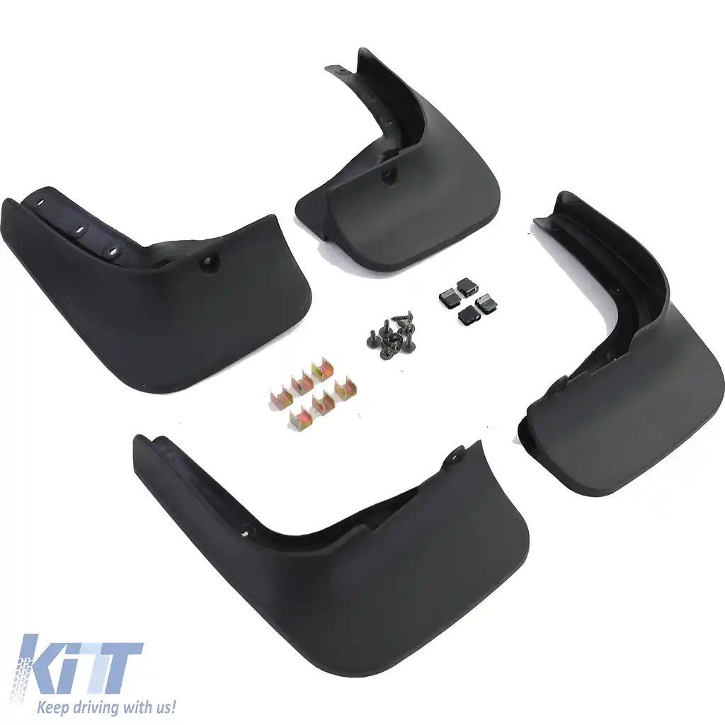 Set de apărători de noroi față și spate, negre, potrivite pentru VW Sharan 7N 10-22-image-6204567
