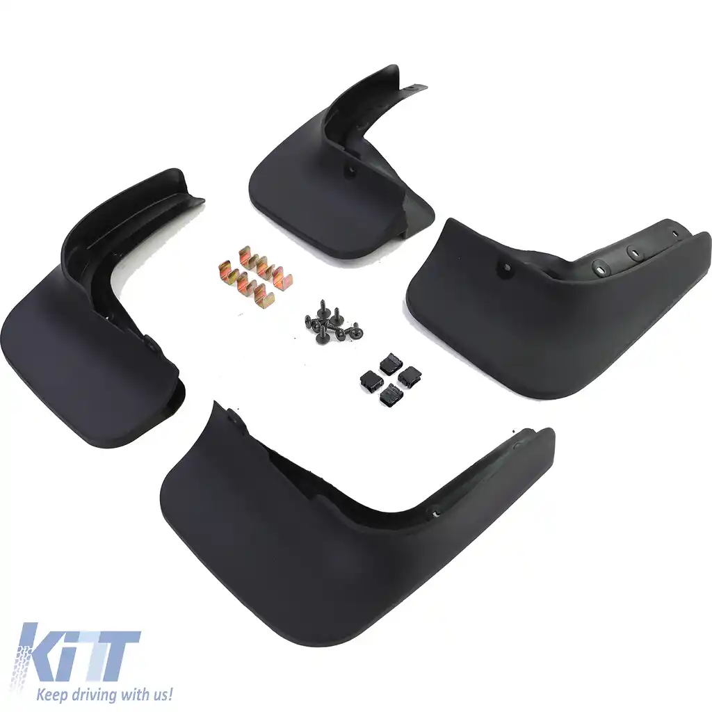 Set de apărători de noroi față și spate, negre, potrivite pentru VW Sharan 7N 10-22-image-6204568