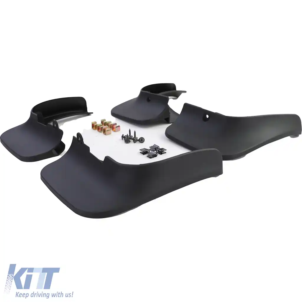 Set de apărători de noroi față și spate, negre, potrivite pentru VW Sharan 7N 10-22-image-6204569