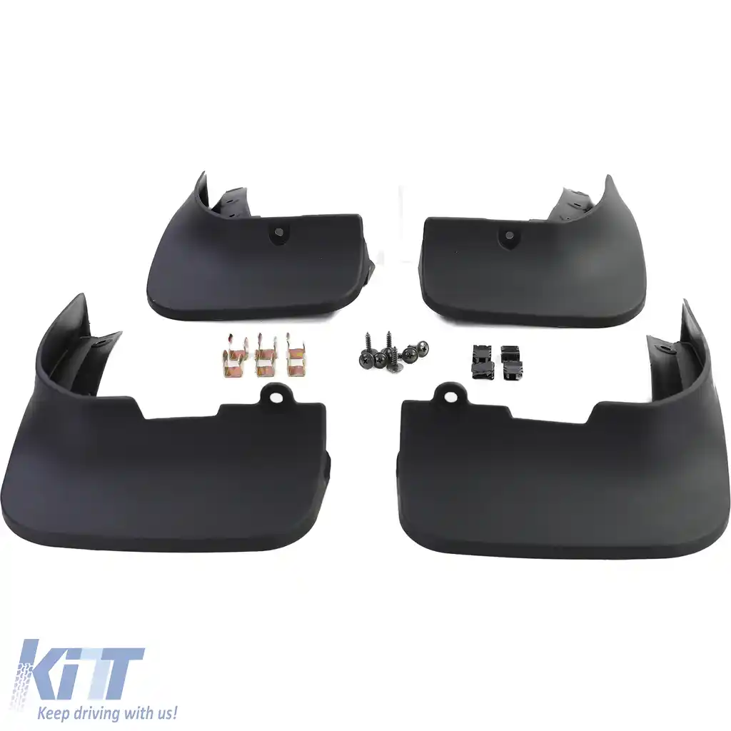 Set de apărători de noroi față și spate, negre, potrivite pentru VW Sharan 7N 10-22-image-6204570