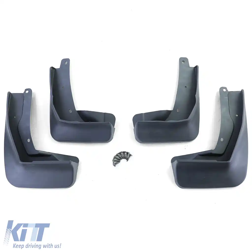 Set de apărători de noroi față și spate negre, potrivite pentru VW Touran II 2015-2021-image-6204692