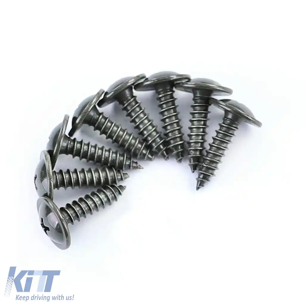 Set de apărători de noroi față și spate negre, potrivite pentru VW Touran II 2015-2021-image-6204699