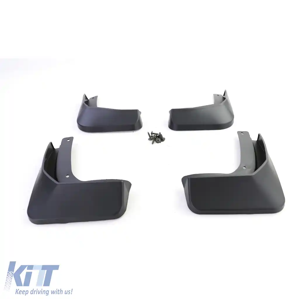 Set de apărători de noroi față și spate, negre, potrivite pentru VW Golf Sportsvan 2014-2017-image-6205420