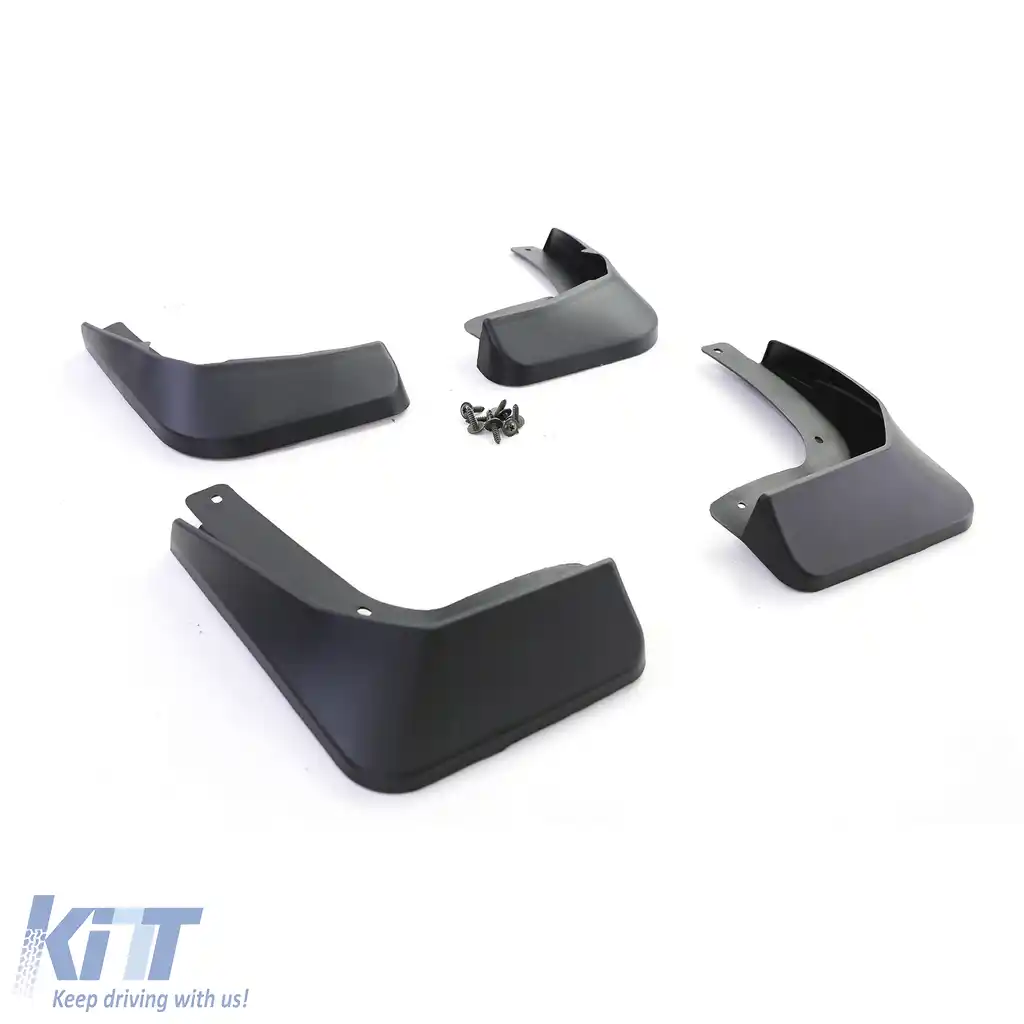Set de apărători de noroi față și spate, negre, potrivite pentru VW Golf Sportsvan 2014-2017-image-6205421