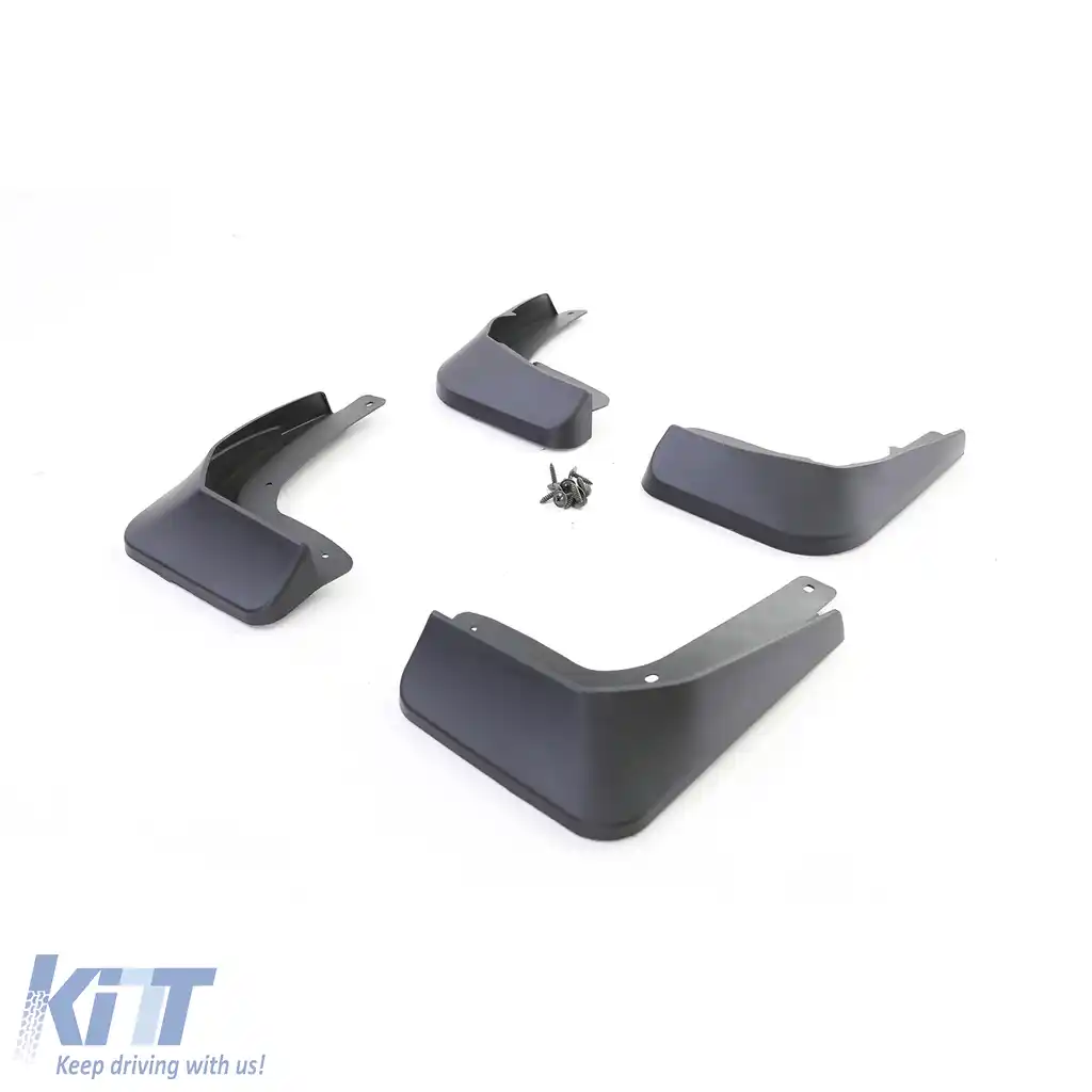 Set de apărători de noroi față și spate, negre, potrivite pentru VW Golf Sportsvan 2014-2017-image-6205422