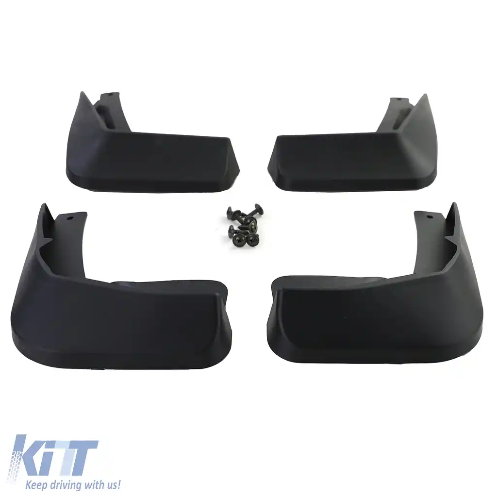 Set de apărători de noroi față și spate, negre, potrivite pentru VW Golf Sportsvan Facelift 17-20-image-6205427