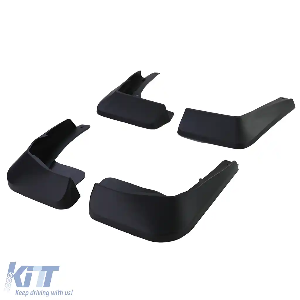 Set de apărători de noroi față și spate, negre, potrivite pentru VW Golf Sportsvan Facelift 17-20-image-6205429