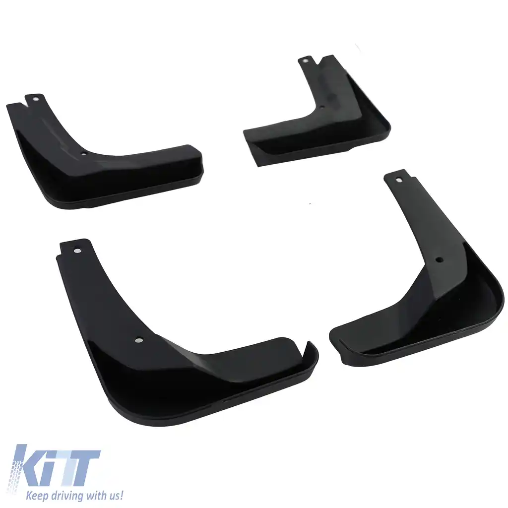 Set de apărători de noroi față și spate, negre, potrivite pentru VW Golf Sportsvan Facelift 17-20-image-6205432