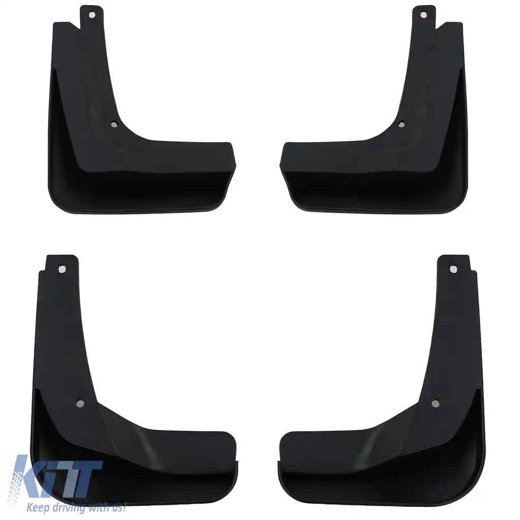 Set de apărători de noroi față și spate, negre, potrivite pentru VW Golf Sportsvan Facelift 17-20-image-6205433