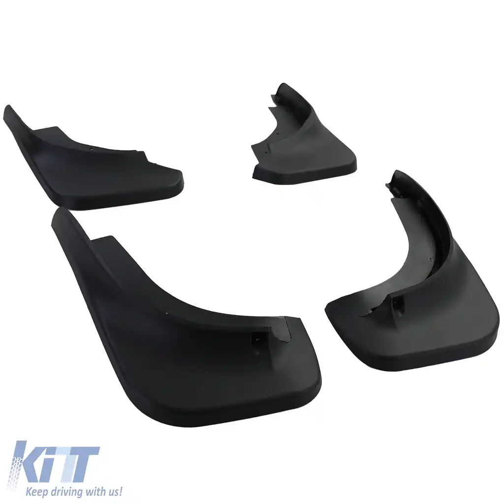 Set de apărători de noroi față și spate negre, potrivite pentru VW Touareg I 7L 2002-2010-image-6209816