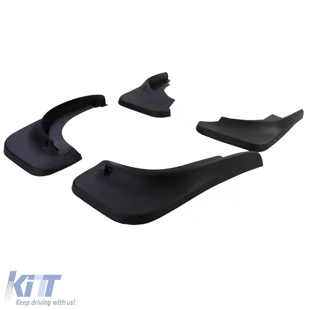 Set de apărători de noroi față și spate negre, potrivite pentru VW Touareg I 7L 2002-2010-image-6209817
