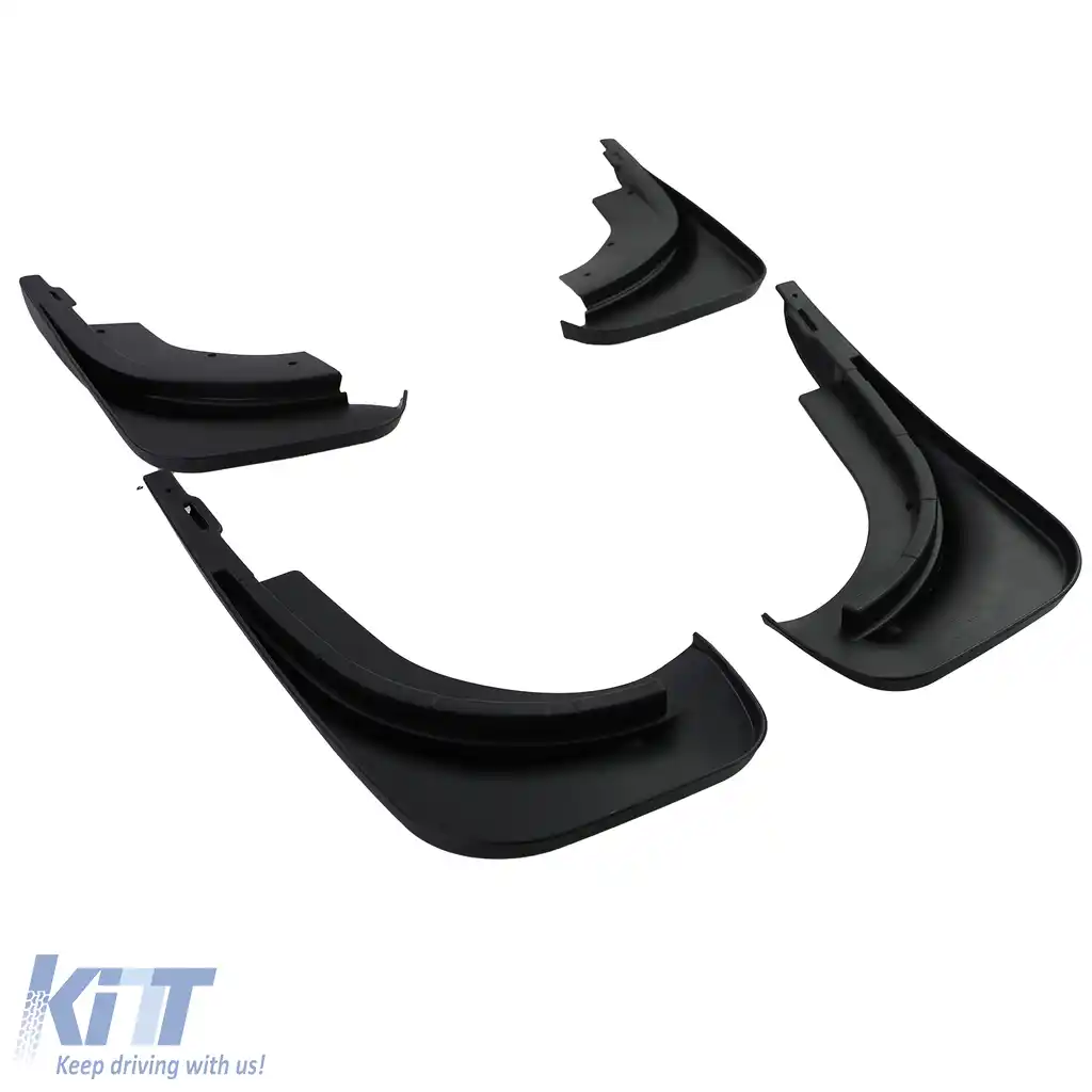 Set de apărători de noroi față și spate negre, potrivite pentru VW Touareg I 7L 2002-2010-image-6209820