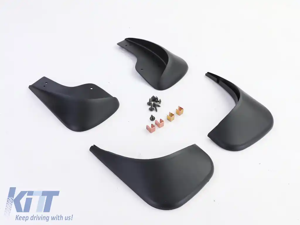 Set de apărători de noroi față și spate negre, potrivite pentru VW Caddy III IV V 04-22-image-6209915
