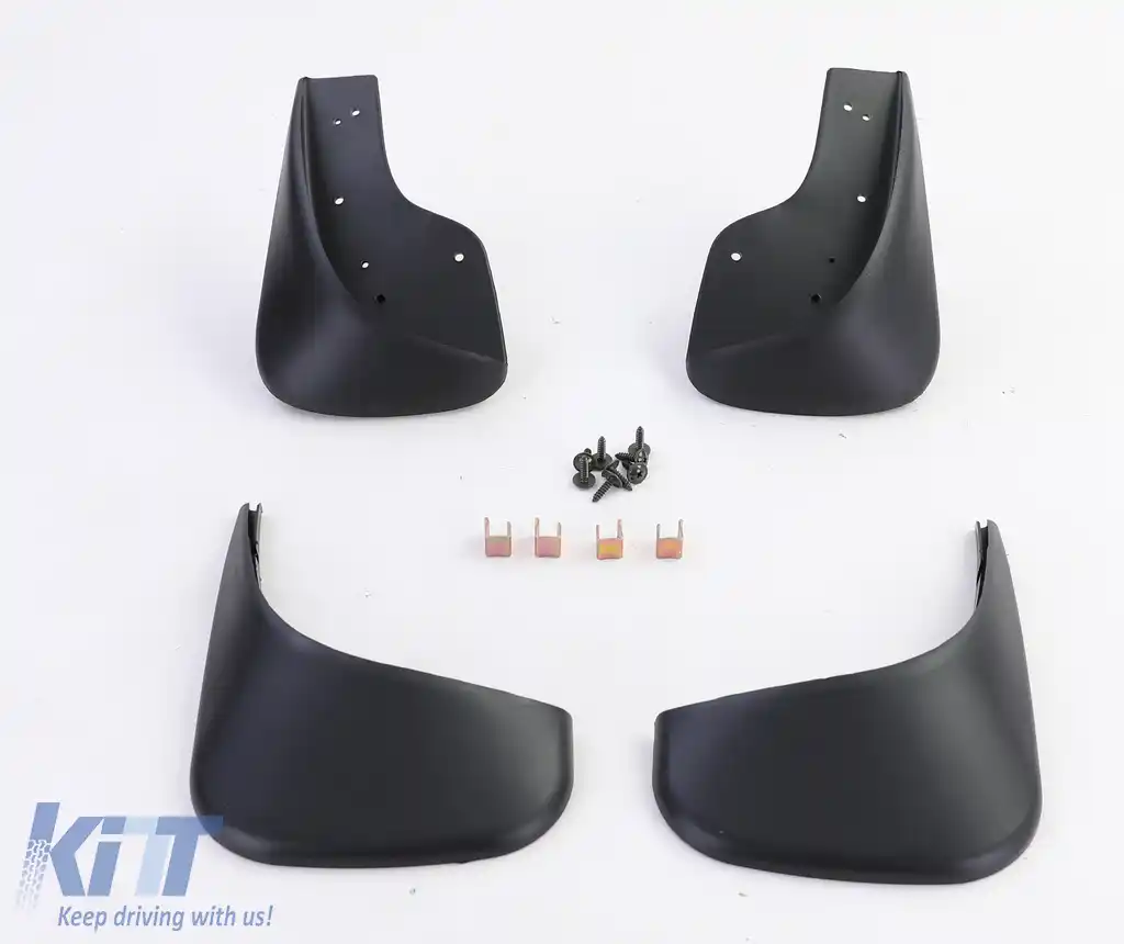 Set de apărători de noroi față și spate negre, potrivite pentru VW Caddy III IV V 04-22-image-6209916