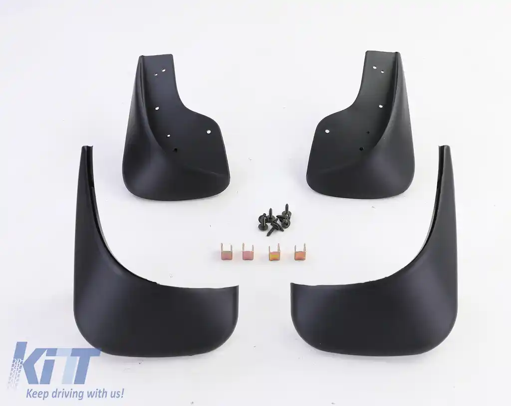 Set de apărători de noroi față și spate negre, potrivite pentru VW Caddy III IV V 04-22-image-6209917