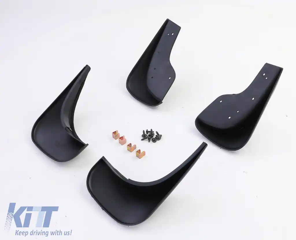 Set de apărători de noroi față și spate negre, potrivite pentru VW Caddy III IV V 04-22-image-6209918