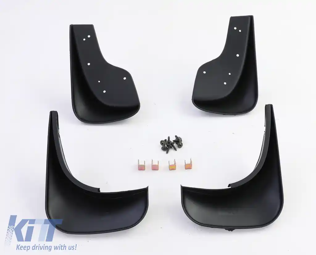 Set de apărători de noroi față și spate negre, potrivite pentru VW Caddy III IV V 04-22-image-6209919