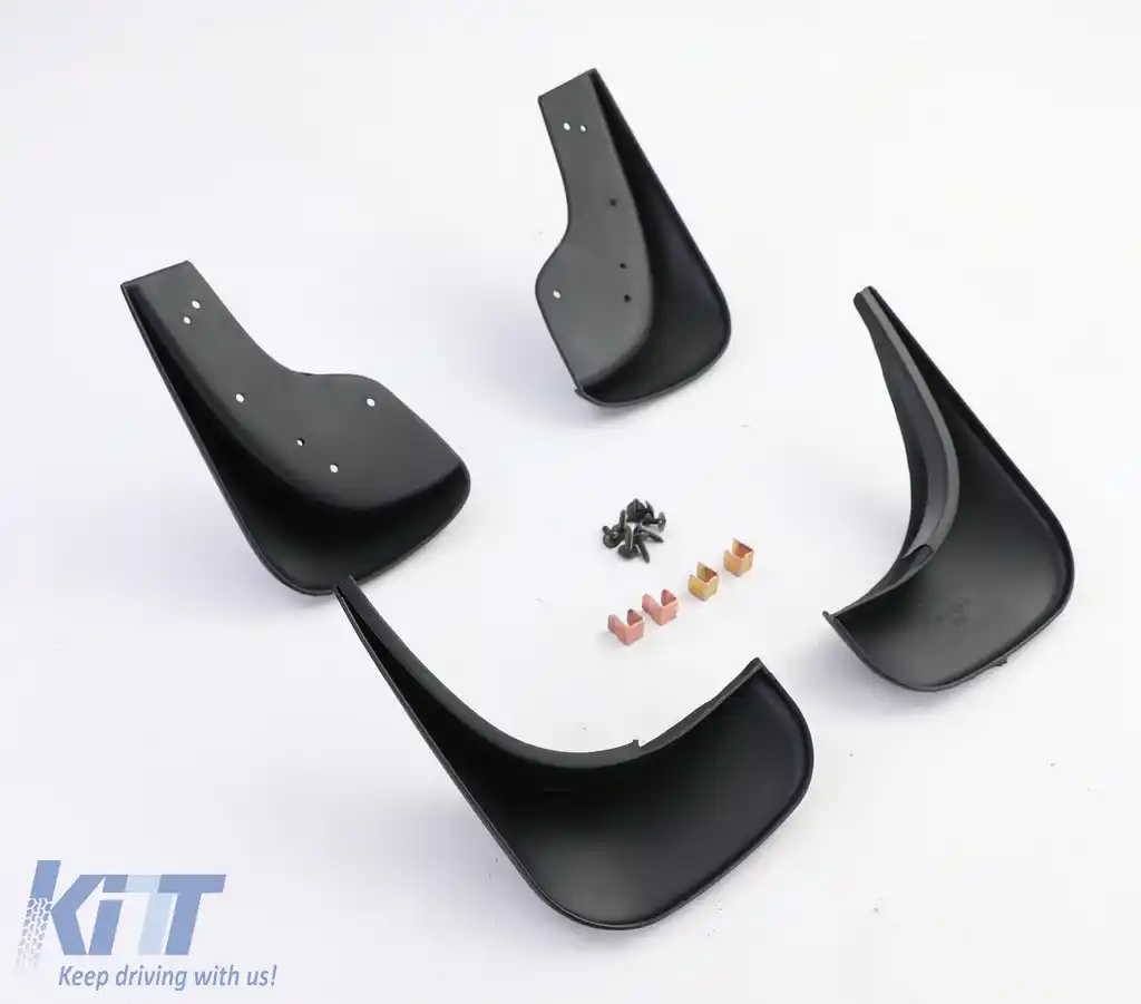 Set de apărători de noroi față și spate negre, potrivite pentru VW Caddy III IV V 04-22-image-6209920