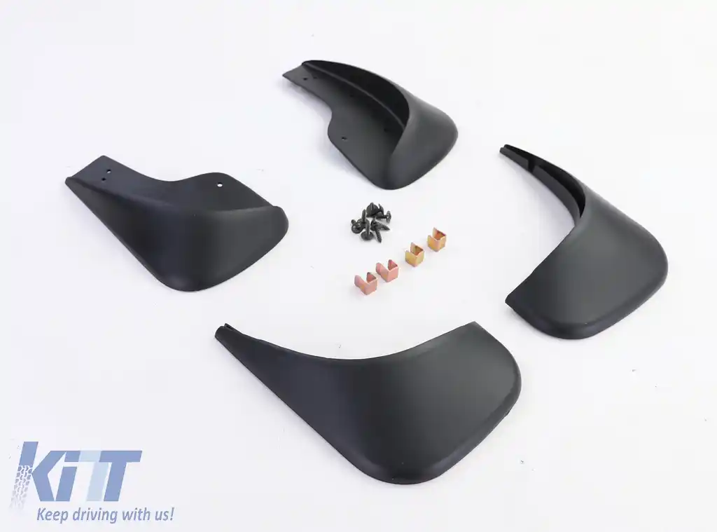 Set de apărători de noroi față și spate negre, potrivite pentru VW Caddy III IV V 04-22-image-6209921