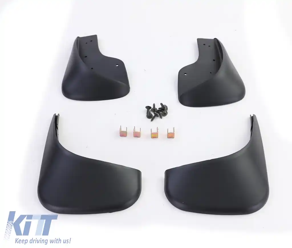 Set de apărători de noroi față și spate negre, potrivite pentru VW Caddy III IV V 04-22-image-6209923