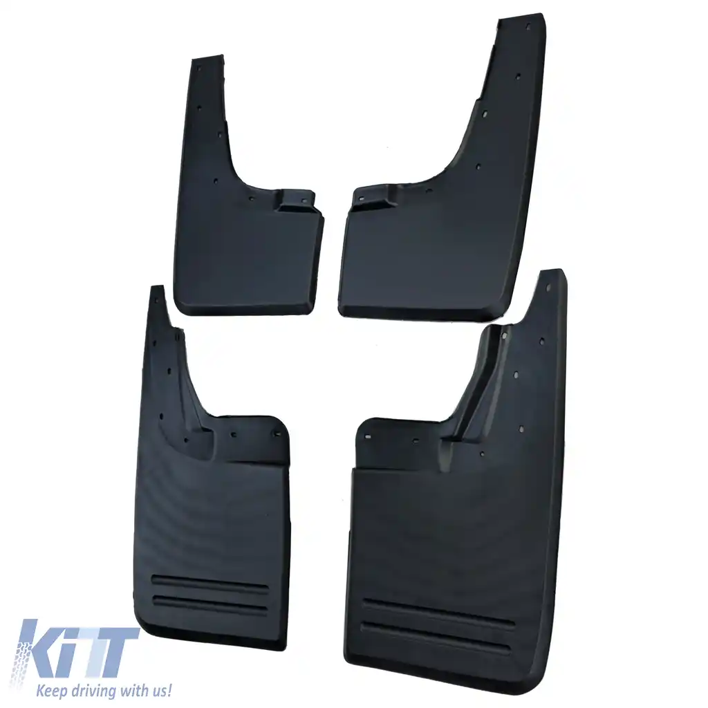 Set de apărători de noroi față și spate, negre, potrivite pentru VW Amarok I 2010-2022-image-6210886