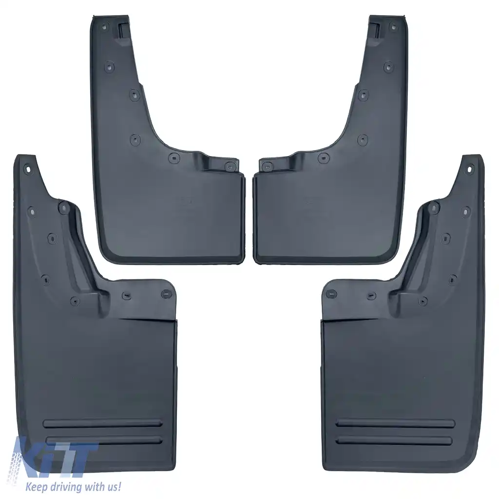 Set de apărători de noroi față și spate, negre, potrivite pentru VW Amarok I 2010-2022-image-6210889