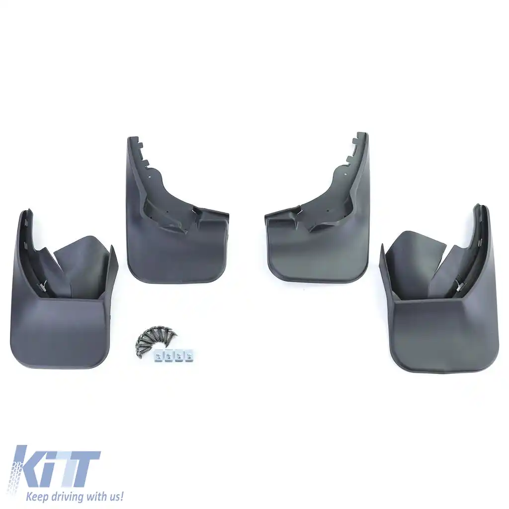 Set de apărători de noroi față și spate, negre, potrivite pentru VW Sharan 7M 04-10-image-6257710