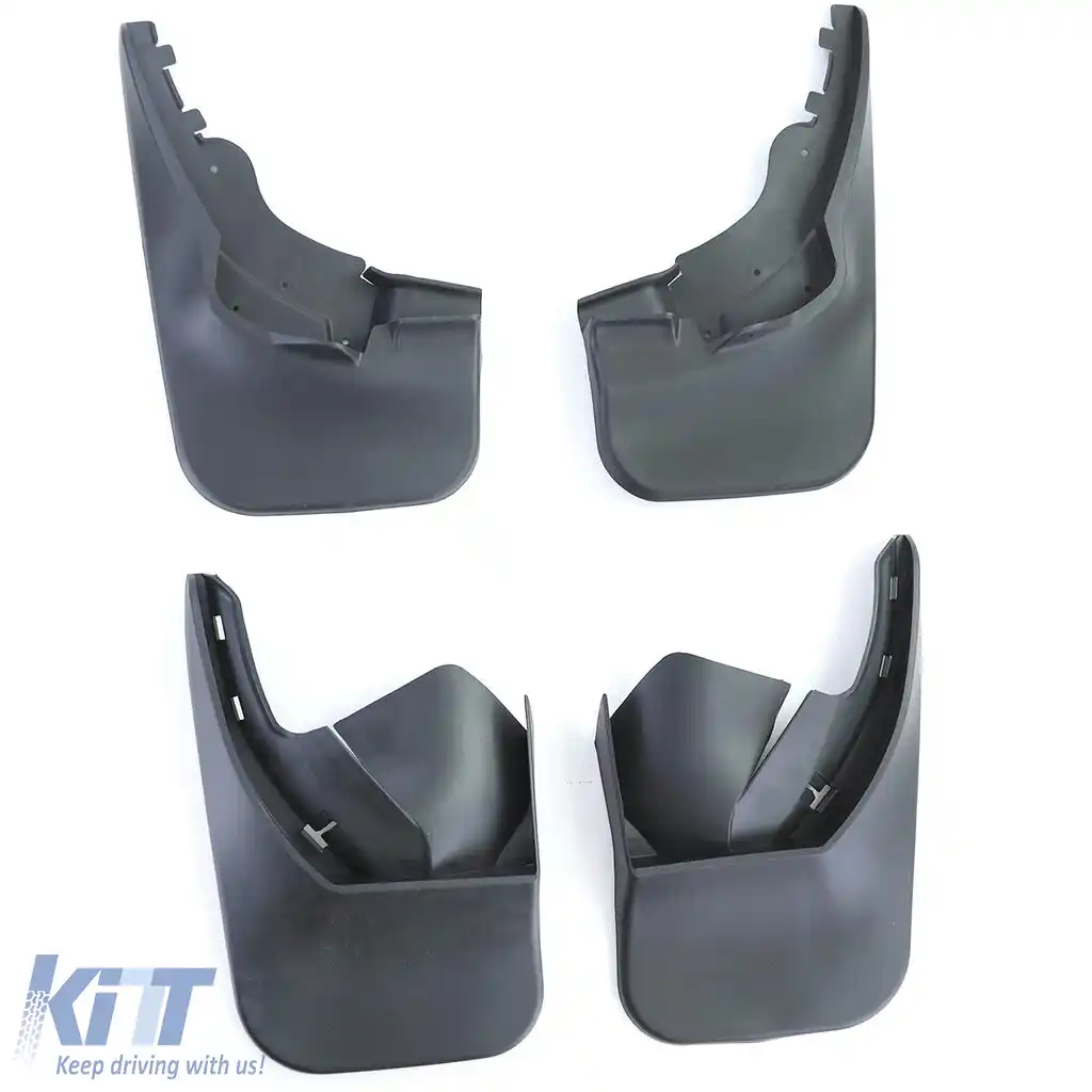 Set de apărători de noroi față și spate, negre, potrivite pentru VW Sharan 7M 04-10-image-6257713