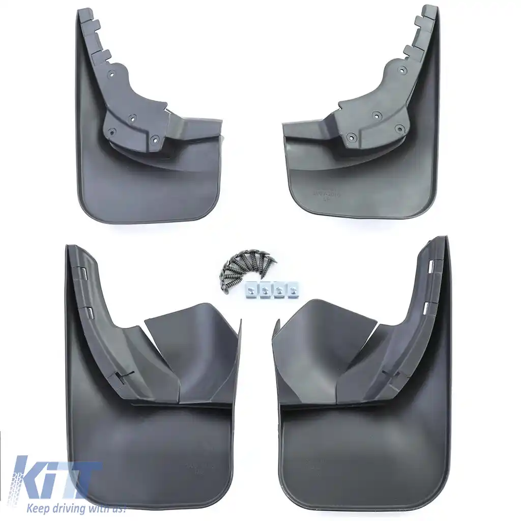 Set de apărători de noroi față și spate, negre, potrivite pentru VW Sharan 7M 04-10-image-6257717