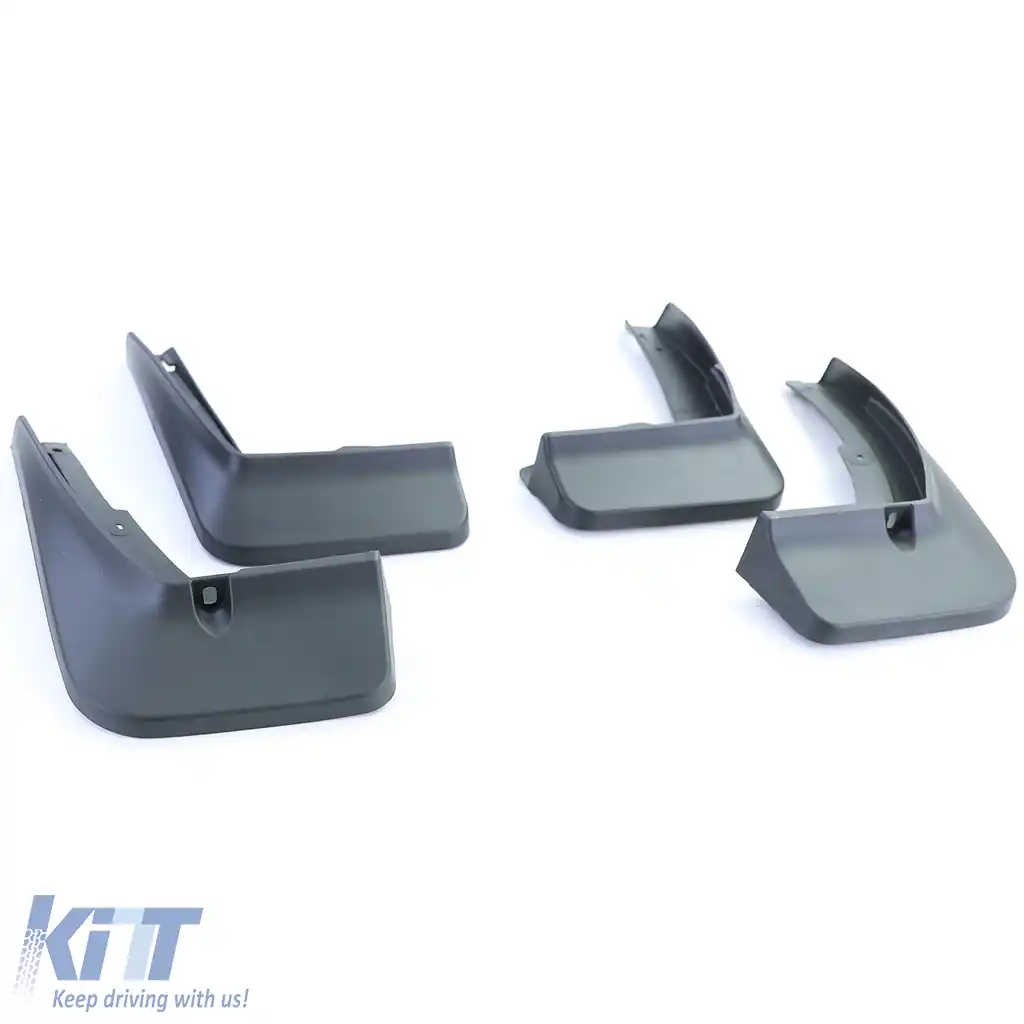 Set de aripi de noroi față și spate, negre, potrivit pentru VW T-Cross C1 din 2018-image-6204203